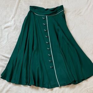 The Seamstress of Bloomsbury Green A-Line Skirt